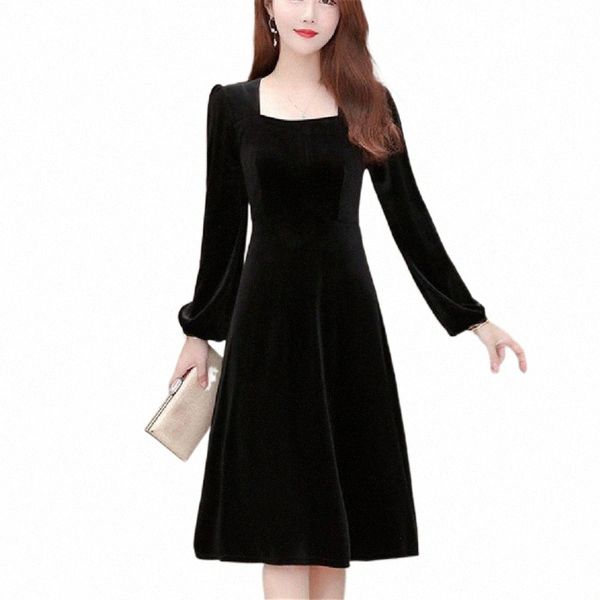 casual dresses autumn winter hepburn velvet dress women fashion a-line elegant solid all-match party vestidos j7hr#, Black;gray
casual dresses autumn winter hepburn velvet dress women fashion a-line elegant solid all-match party vestidos j7hr#, Black;gray
