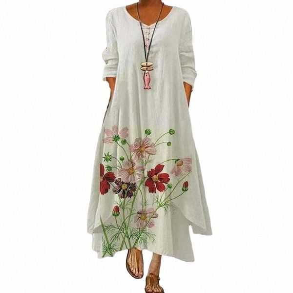 casual dresses 2021 floral print maxi dress women vintage long sleeve elegant o neck plus size woman party q2ar#, Black;gray
casual dresses 2021 floral print maxi dress women vintage long sleeve elegant o neck plus size woman party q2ar#, Black;gray