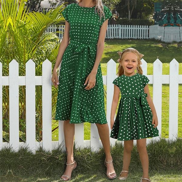 family matching outfits summer family look mother kids matching dress polka dot print short sleeve slim women girls dress elegant party vest, Blue
family matching outfits summer family look mother kids matching dress polka dot print short sleeve slim women girls dress elegant party vest, Blue