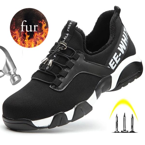 safety shoes men steel toe work lightweight breathable reflective casual sneaker prevent piercing women protective boots 48 220914, Black;brown
safety shoes men steel toe work lightweight breathable reflective casual sneaker prevent piercing women protective boots 48 220914, Black;brown