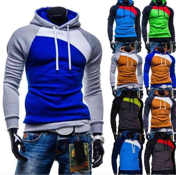men's clothing hoodies sweatshirts mens winter color-blocking pullover raglan sleeves brushed hooded casual fashion style for men, Black
men's clothing hoodies sweatshirts mens winter color-blocking pullover raglan sleeves brushed hooded casual fashion style for men, Black