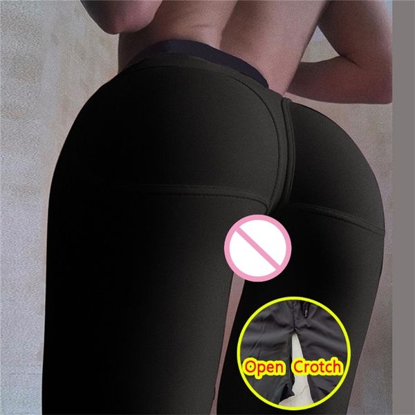 women's leggings woman open crotch leggings sport eastic booty lift crotchless pants outdoor seamless zipper 3d sewing workout panties, Black
women's leggings woman open crotch leggings sport eastic booty lift crotchless pants outdoor seamless zipper 3d sewing workout panties, Black