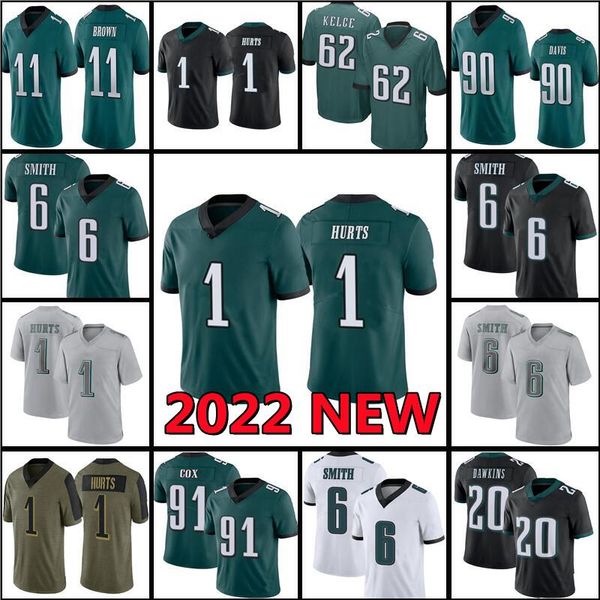 fans tees 1 jalen hurts 6 devonta smith football jerseys 90 davis 11 aj brown jersey 26 miles sanders 62 jason kelce 91 fletcher cox darius, Black
fans tees 1 jalen hurts 6 devonta smith football jerseys 90 davis 11 aj brown jersey 26 miles sanders 62 jason kelce 91 fletcher cox darius, Black