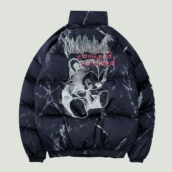 mens down parkas hipster hip hop padded parkas mens harajuku cartoon bear printed winter thicken warm streetwear casual loose down jacket 22, Black
mens down parkas hipster hip hop padded parkas mens harajuku cartoon bear printed winter thicken warm streetwear casual loose down jacket 22, Black
