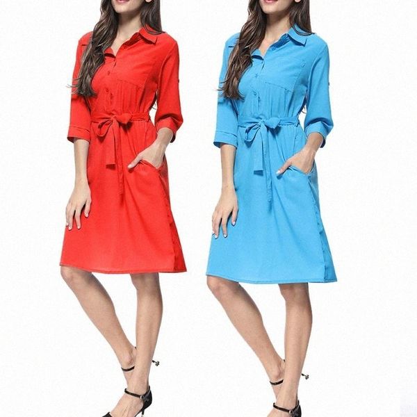 casual dresses business dress for women office t shirt lapel turndown collar sukienka pockets front button midi elegant robe 2021 t1ff#, Black;gray
casual dresses business dress for women office t shirt lapel turndown collar sukienka pockets front button midi elegant robe 2021 t1ff#, Black;gray