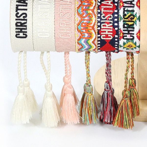 classic fashion brand bangles jewelry men women handmade cotton signture embroidery luxury bracelets designer woven bangle fabrics bracelet, Black
classic fashion brand bangles jewelry men women handmade cotton signture embroidery luxury bracelets designer woven bangle fabrics bracelet, Black