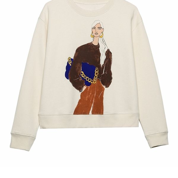 women s hoodies sweatshirts tangada women fashion charater print fleece beige oversize long sleeve o neck loose pullovers female 6h154 2209, Black
women s hoodies sweatshirts tangada women fashion charater print fleece beige oversize long sleeve o neck loose pullovers female 6h154 2209, Black