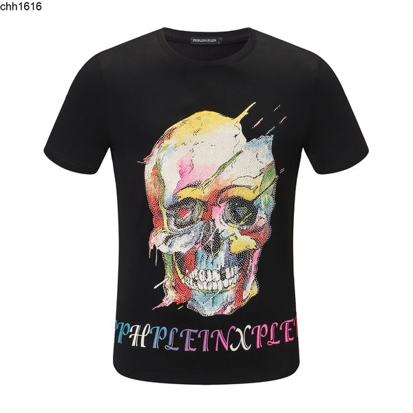 fashion brand philippe brand round neck t-shirt aggressive personality drill skull men t-shirt, White;black
fashion brand philippe brand round neck t-shirt aggressive personality drill skull men t-shirt, White;black
