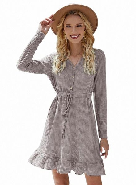 casual dresses wholesale women clothing flounced dress v-neck loose streetwear autumn long sleeve pullover spring summer m6aq#, Black;gray
casual dresses wholesale women clothing flounced dress v-neck loose streetwear autumn long sleeve pullover spring summer m6aq#, Black;gray