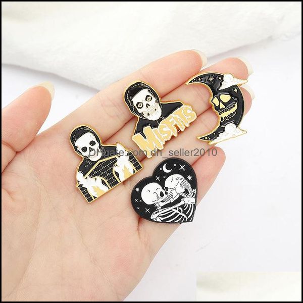 pins brooches dagger skl enamel pin badge brooch lapel shirt punk gothic dark moon jewelry drop delivery 2021 dhseller2010 dhqab, Gray
pins brooches dagger skl enamel pin badge brooch lapel shirt punk gothic dark moon jewelry drop delivery 2021 dhseller2010 dhqab, Gray