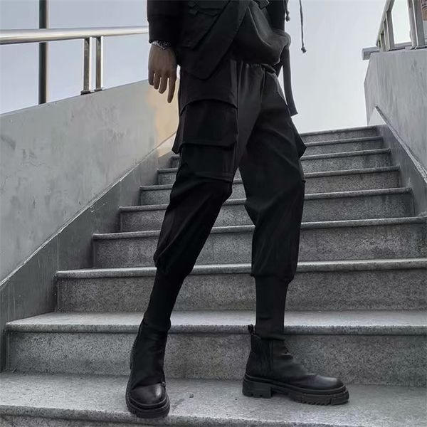 men's pants streetwear men's pants jogging fashion casual harajuku joggers techwear male's trousers korean japanese hip hop p, Black
men's pants streetwear men's pants jogging fashion casual harajuku joggers techwear male's trousers korean japanese hip hop p, Black