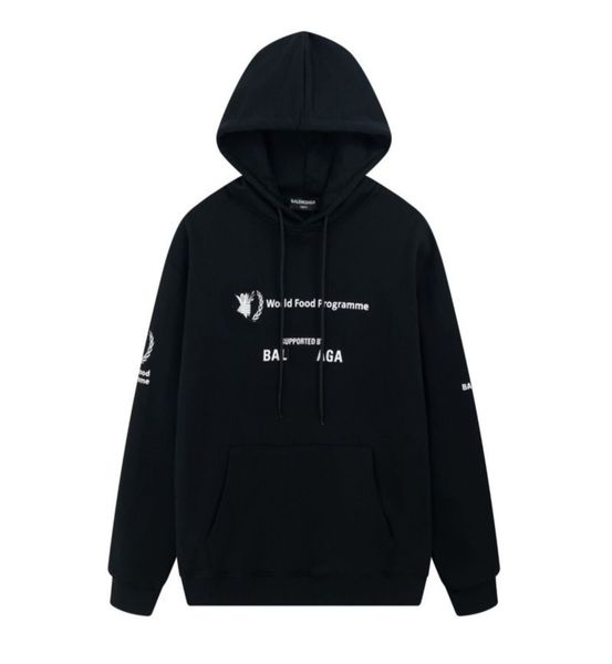 222ss sjb designer luxury balanciaca hoodie classic european fashion pure cotton back letter printing jacket men's and women's hoo, Black
222ss sjb designer luxury balanciaca hoodie classic european fashion pure cotton back letter printing jacket men's and women's hoo, Black
