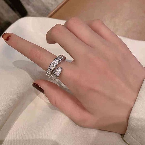 luxury womens band rings designer beads 925 silver full diamond snake open ring women fashion accessories gifts
luxury womens band rings designer beads 925 silver full diamond snake open ring women fashion accessories gifts