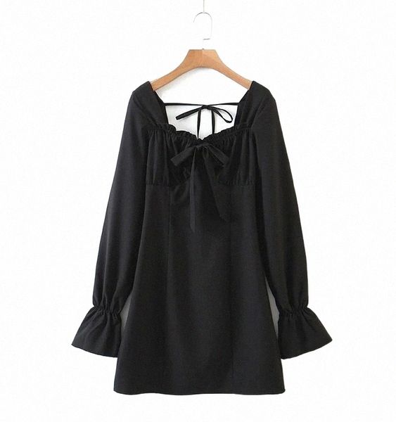 casual dresses women vintage bow square collar black mini summer stylish girls european style high waist slim pleated dress vestidos k60i#, Black;gray
casual dresses women vintage bow square collar black mini summer stylish girls european style high waist slim pleated dress vestidos k60i#, Black;gray