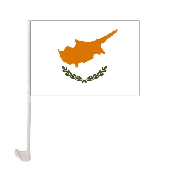 cyprus car flag 30x45cm window clip cypriot flags polyester uv protection car decoration banner with flagpole
cyprus car flag 30x45cm window clip cypriot flags polyester uv protection car decoration banner with flagpole