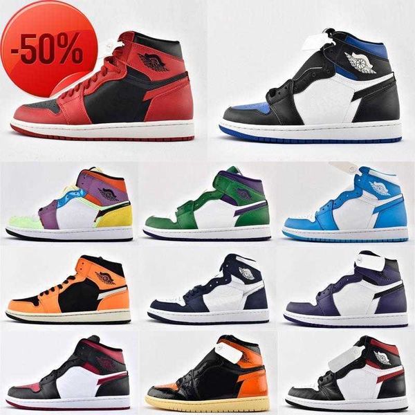 2020 new 1 high og basketball shoes 1s mid low chicago royal toe black metallic unc mens womens sports sneakers trainers
2020 new 1 high og basketball shoes 1s mid low chicago royal toe black metallic unc mens womens sports sneakers trainers
