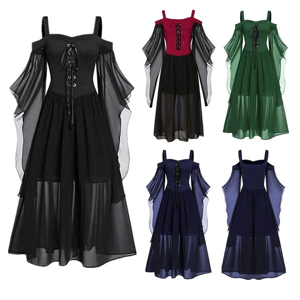 theme costume female off shoulder dress halloween boat neck fly sleeve for ladies witch costume women difrases hallowen mujer 220915, Black;red
theme costume female off shoulder dress halloween boat neck fly sleeve for ladies witch costume women difrases hallowen mujer 220915, Black;red