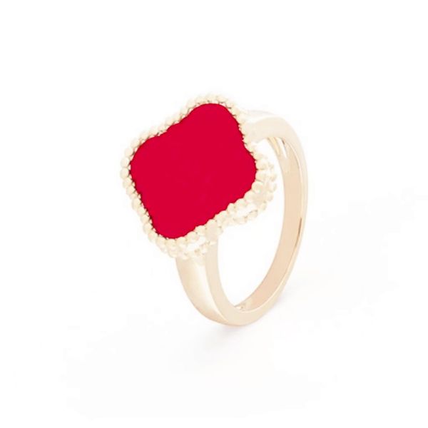 classic 4leaf grass 18k gold ring designer womens ring girls boys christmas wedding love gifts 316l stainless steel jewelry factory wholesal, Slivery;golden
classic 4leaf grass 18k gold ring designer womens ring girls boys christmas wedding love gifts 316l stainless steel jewelry factory wholesal, Slivery;golden