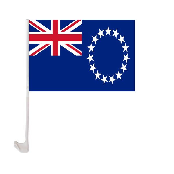 30x45cm cook islands car flag polyester uv protection window clip car decoration banner with flagpole
30x45cm cook islands car flag polyester uv protection window clip car decoration banner with flagpole