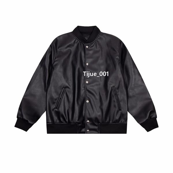 22ss france new pu leather baseball jackets early autumn winter classic letter jacket high end limited casual coat man women fashion street, Black;brown
22ss france new pu leather baseball jackets early autumn winter classic letter jacket high end limited casual coat man women fashion street, Black;brown