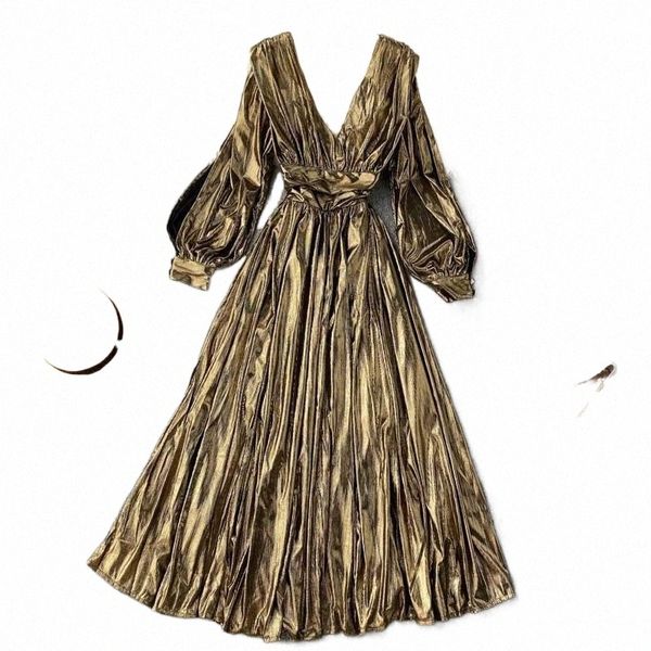 casual dresses european runway dress women vintage gold v neck long lantern sleeve mid 2021 autumn split pleated 03qv#, Black;gray
casual dresses european runway dress women vintage gold v neck long lantern sleeve mid 2021 autumn split pleated 03qv#, Black;gray
