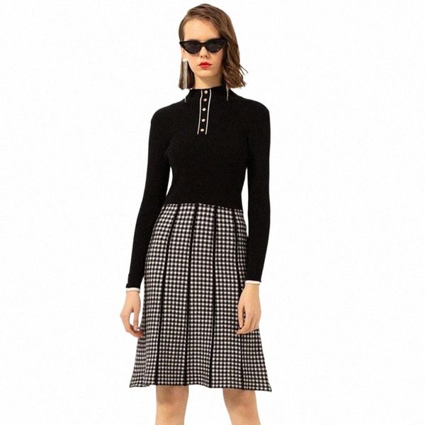 casual dresses with sashes spring autumn dress women knited cotton long sleeve plaid spliced patchwork office ladies ns22 e5kr#, Black;gray
casual dresses with sashes spring autumn dress women knited cotton long sleeve plaid spliced patchwork office ladies ns22 e5kr#, Black;gray