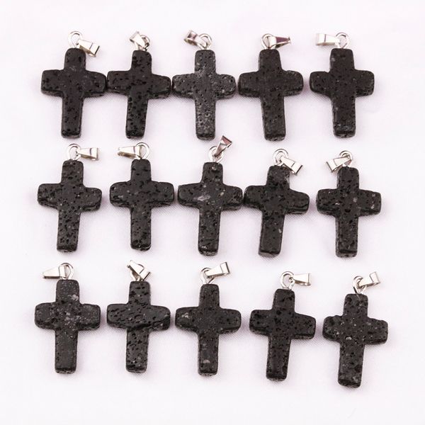 natural stone black lava stone cross charms aromatherapy essential oil perfume diffuser pendant for diy necklace, Bronze;silver
natural stone black lava stone cross charms aromatherapy essential oil perfume diffuser pendant for diy necklace, Bronze;silver