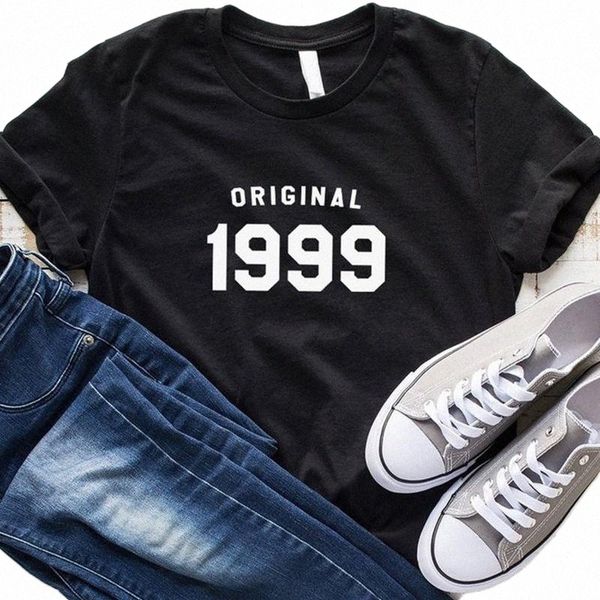 original 1999 21th birthday t-shirt women fashion aesthetic letter print tshirt casual cotton shirts girl tumblr drop ship1 f6bj#, White
original 1999 21th birthday t-shirt women fashion aesthetic letter print tshirt casual cotton shirts girl tumblr drop ship1 f6bj#, White