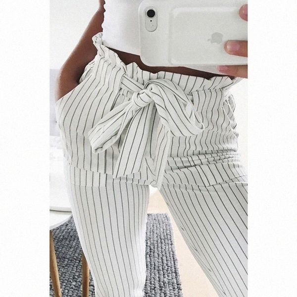 women's pants & capris 2021 women fashion casual ol pencil bow tie drawstring sweet elastic waist pockets trousers slim strip p77y#, Black;white
women's pants & capris 2021 women fashion casual ol pencil bow tie drawstring sweet elastic waist pockets trousers slim strip p77y#, Black;white