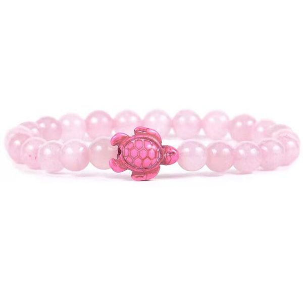 8mm sea turtles beads strands bracelet rose quartz elastic stretch bracelet women men friendship summer beach jewelry gifts, Black
8mm sea turtles beads strands bracelet rose quartz elastic stretch bracelet women men friendship summer beach jewelry gifts, Black
