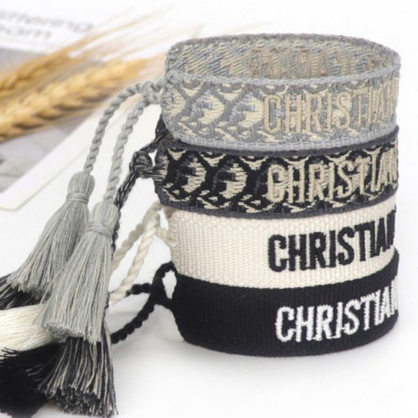fashion classic brand jewelry bangles women men handmade cotton signture embroidery bracelet designer woven bangle fabrics luxury bracelets, Black
fashion classic brand jewelry bangles women men handmade cotton signture embroidery bracelet designer woven bangle fabrics luxury bracelets, Black