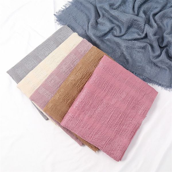 women thick bubble pleated viscose shawl scarf lurex striped wrap pashmina stole bufandas muslim hijab, Blue;gray
women thick bubble pleated viscose shawl scarf lurex striped wrap pashmina stole bufandas muslim hijab, Blue;gray