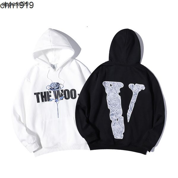 chaopai autumn winter vloness rose printed loose hooded sweater big v men's and women's couple's plush jacket, Black
chaopai autumn winter vloness rose printed loose hooded sweater big v men's and women's couple's plush jacket, Black