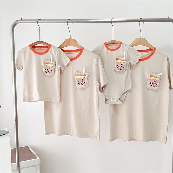family matching outfits parent child clothes summer baby family of three and four foreign style lovely mother daughter short sleeved t-shirt, Blue
family matching outfits parent child clothes summer baby family of three and four foreign style lovely mother daughter short sleeved t-shirt, Blue
