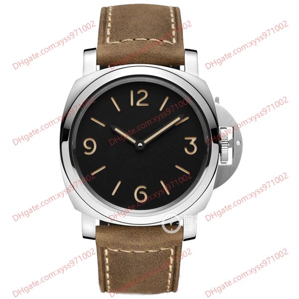 mens watch automatic mechanical luminous watches men's watch 44mm black dial classic business wristwatch pam00914 model leather strap s, Slivery;brown
mens watch automatic mechanical luminous watches men's watch 44mm black dial classic business wristwatch pam00914 model leather strap s, Slivery;brown
