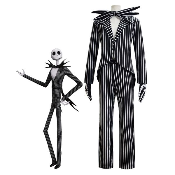 theme costume nightmares before christmas jack skelington sally cosplay men's women's dress set halloween party 220915, Black;red
theme costume nightmares before christmas jack skelington sally cosplay men's women's dress set halloween party 220915, Black;red