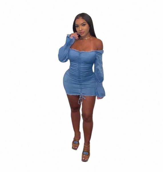 casual dresses fall 2021 blue denim off shoulder bell sleeve bodycon women party night club long mini dress f1cn#, Black;gray
casual dresses fall 2021 blue denim off shoulder bell sleeve bodycon women party night club long mini dress f1cn#, Black;gray