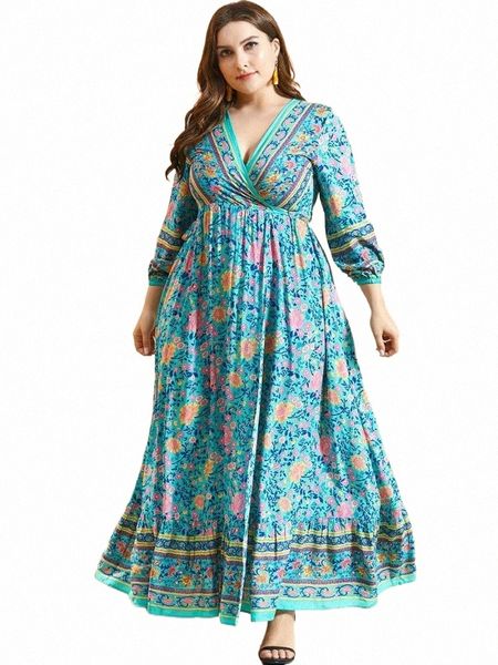 casual dresses floral print boho bohemian dress plus size 2021 fashion summer v neck high waist holiday beach maxi long a9j6#, Black;gray
casual dresses floral print boho bohemian dress plus size 2021 fashion summer v neck high waist holiday beach maxi long a9j6#, Black;gray