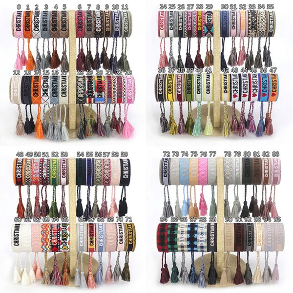 fashion luxury brand bangles jewelry men women handmade cotton signture embroidery bracelet designers woven bangle fabrics classic bracelets, Black
fashion luxury brand bangles jewelry men women handmade cotton signture embroidery bracelet designers woven bangle fabrics classic bracelets, Black