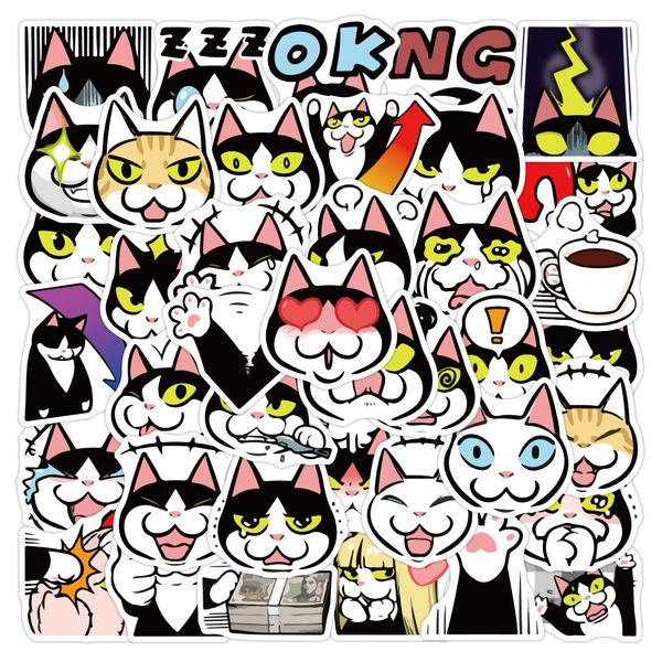 40pcs cartoon cat graffiti sticker pack for water bottle skateboard luggage guitar car lapdiy animals stickers decals
40pcs cartoon cat graffiti sticker pack for water bottle skateboard luggage guitar car lapdiy animals stickers decals