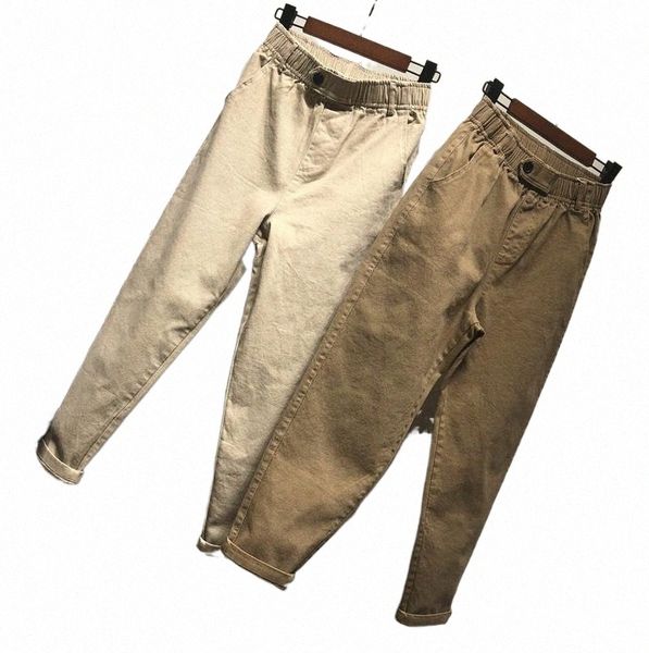 women's pants & capris spring autumn loose khaki harem for girls elastic waist vintage cotton cropped plus size casual trousers women x, Black;white
women's pants & capris spring autumn loose khaki harem for girls elastic waist vintage cotton cropped plus size casual trousers women x, Black;white
