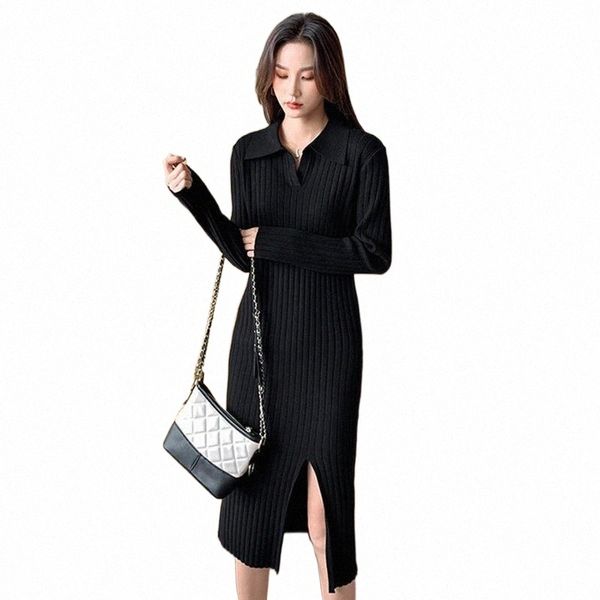 casual dresses chic winter straight sweater dress women long sleeve thick knit midi female split side loose p-299 p0us#, Black;gray
casual dresses chic winter straight sweater dress women long sleeve thick knit midi female split side loose p-299 p0us#, Black;gray