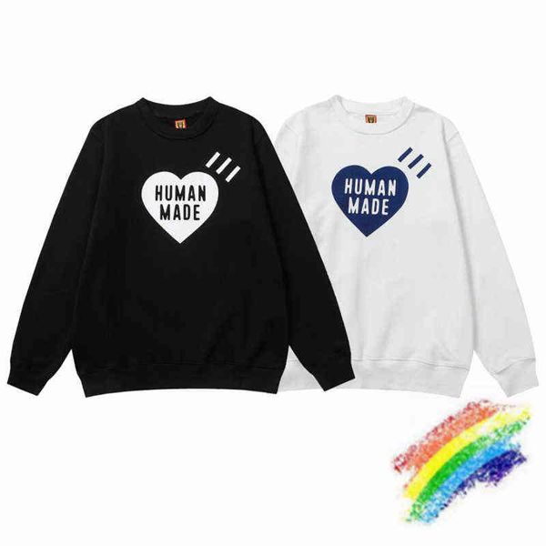 men's hoodies sweatshirts 2022ss human made sweatshirts men women version heart print crewneck oversize ye hoodie g220914, Black
men's hoodies sweatshirts 2022ss human made sweatshirts men women version heart print crewneck oversize ye hoodie g220914, Black