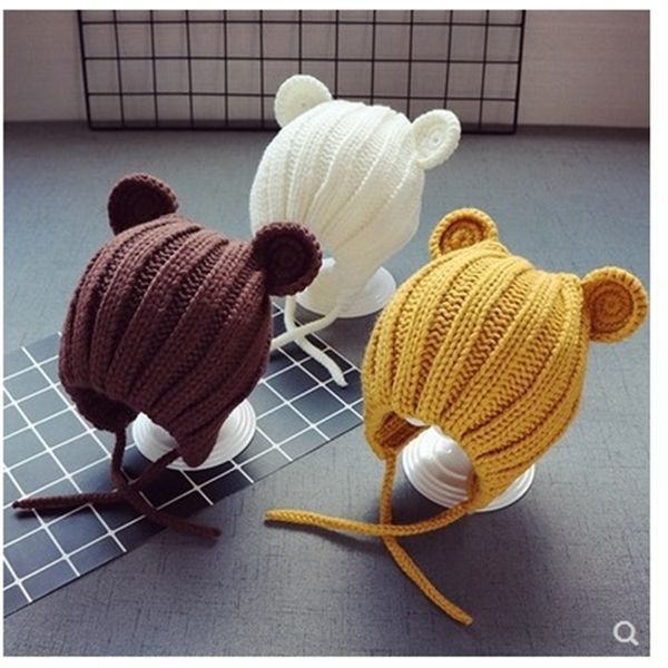 caps hats 03years baby hat autumn winter cute baby girls baby boys hat bear ear protection warm knitted beanies kf428 220914, Yellow
caps hats 03years baby hat autumn winter cute baby girls baby boys hat bear ear protection warm knitted beanies kf428 220914, Yellow