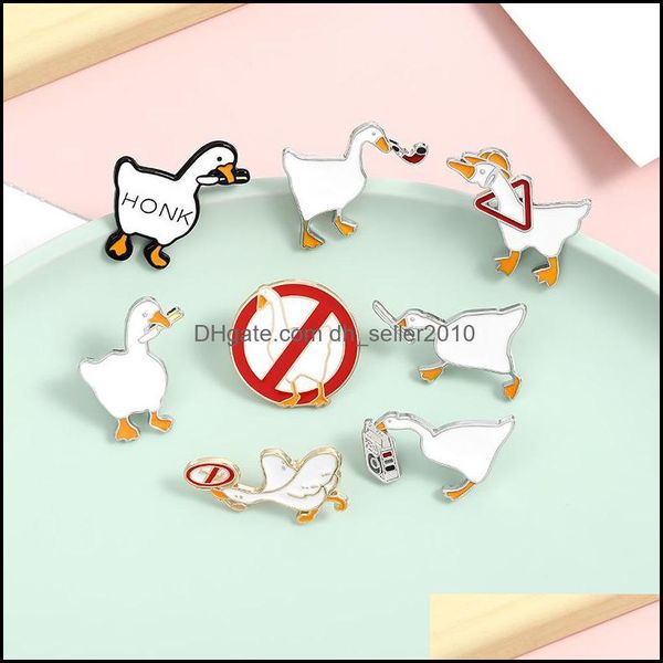 pins brooches cute animal white duck funny enamel brooches women shirt brooch pin metal badge fashion jewelry 6124 q2 drop delivery 2 dh7ku, Gray
pins brooches cute animal white duck funny enamel brooches women shirt brooch pin metal badge fashion jewelry 6124 q2 drop delivery 2 dh7ku, Gray
