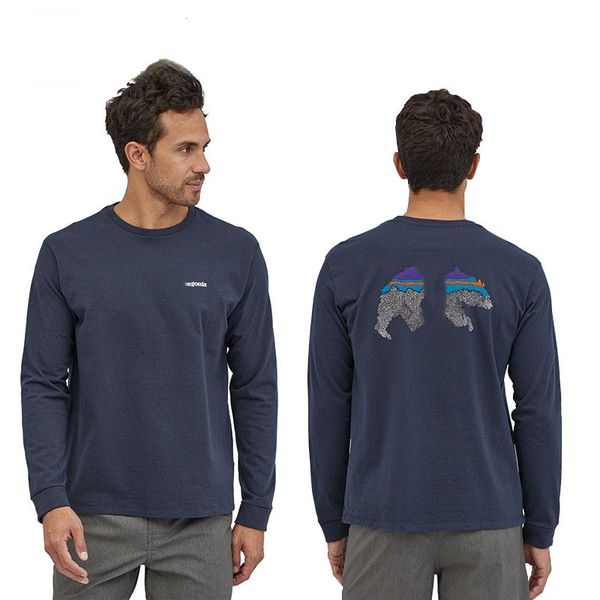 men's t-shirts long sleeve spring and autumn back color mountain print couple cotton bottoming shirt t, White;black
men's t-shirts long sleeve spring and autumn back color mountain print couple cotton bottoming shirt t, White;black
