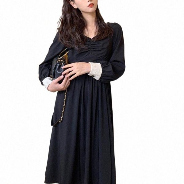 casual dresses french full sleeve long fairy dress gothic black women wedding party 2021 korean one-piece spring clothing ladies h6ma#, Black;gray
casual dresses french full sleeve long fairy dress gothic black women wedding party 2021 korean one-piece spring clothing ladies h6ma#, Black;gray