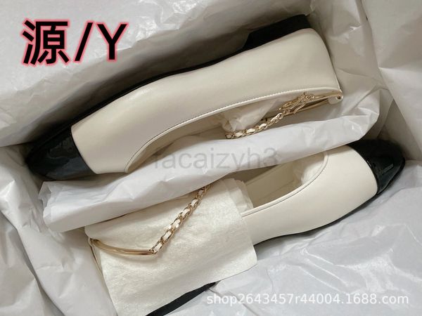 dress shoes designer small fragrance single shoes women's 22 year leather flat bottom shallow mouth color matching metal chain mary jan, Black
dress shoes designer small fragrance single shoes women's 22 year leather flat bottom shallow mouth color matching metal chain mary jan, Black