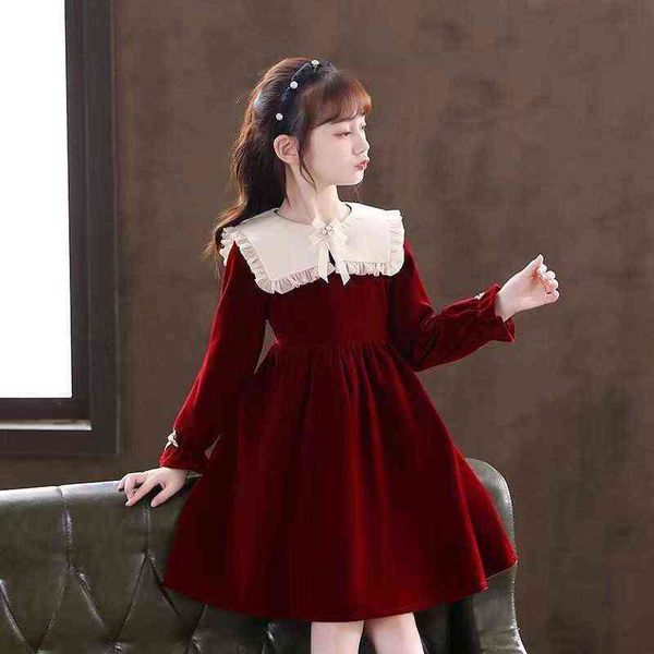 girl's girl long sleeve kids clothing korean teens party princess spring children christmas dresses red black 4-14y 0913, Red;yellow
girl's girl long sleeve kids clothing korean teens party princess spring children christmas dresses red black 4-14y 0913, Red;yellow