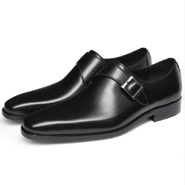luxury classic mens wedding dress shoes black brown real cow leather monk buckle strap pointed toe oxford loafer shoes for men da66
luxury classic mens wedding dress shoes black brown real cow leather monk buckle strap pointed toe oxford loafer shoes for men da66
